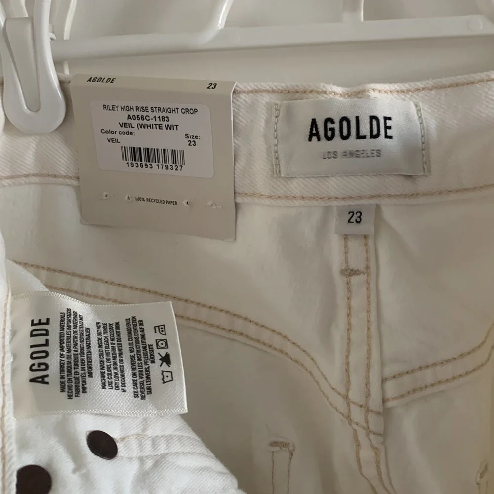 ✨ NWT Agolde | Riley High Rise Straight Crop - Picture 5 of 5